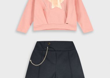 Σετ μπλούζα με σορτς | ΜΑΥΡΟ - Energiers - 